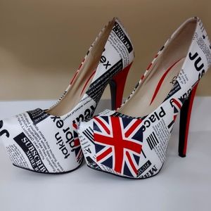 British Flag 6inch Stilettos